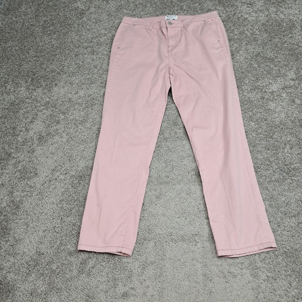 William Rast Pink Straight Leg Chino Pants Womens 28 Justin Timberlake 7844